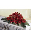 The Red Splendor Casket Spray The Red Splendor Casket Spray